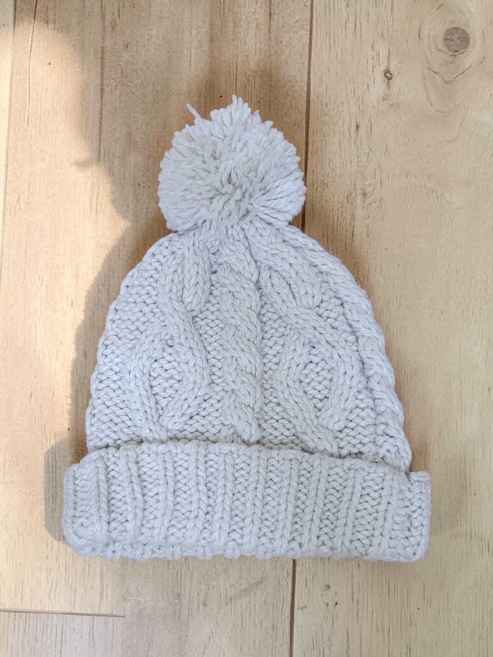 Divided by H&M Cable Knit Pom Pom Beanie Hat